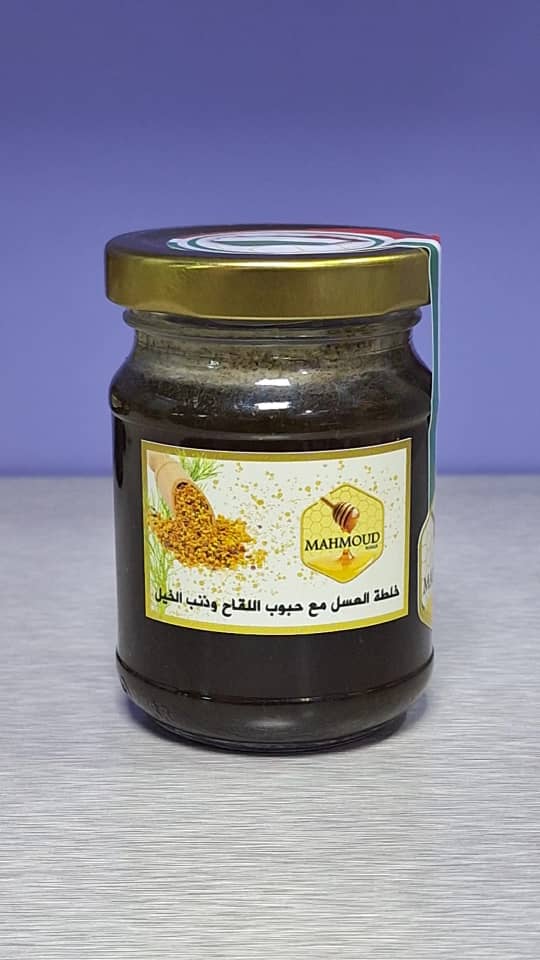 خلطة العسل مع حبوب اللقاح وذنب الخيل